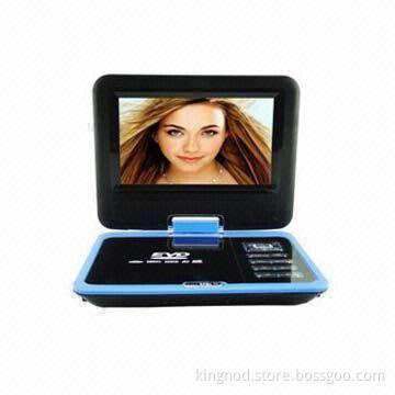 Portable EVD Player with high resolution , 7.8 inch, support USB, SD card, Games, MS card and MMC